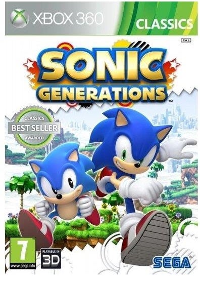 Sega Sonic Generations Classics Xbox 360 Game